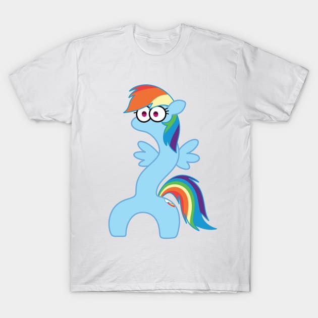 Rainbow Wiggle Worm T-Shirt by SodaPopBlast